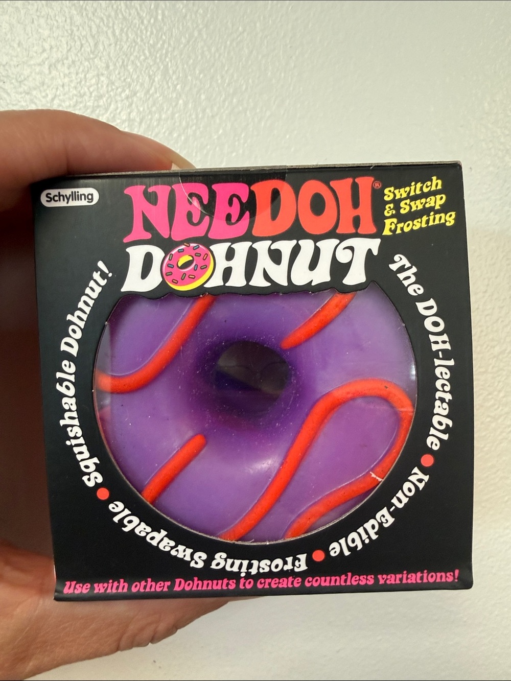 NEEDOH Donut Switch & Swap Frosting - Purple with Red Frosting
